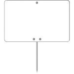 Etiquette neutre Blanche Ã  pique