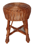 Tabouret en osier