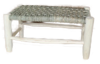 Lot de 3 banquettes en bois