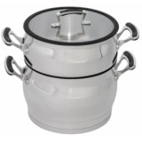 Couscoussier bombé revêtement effet pierre schumann professionnel -