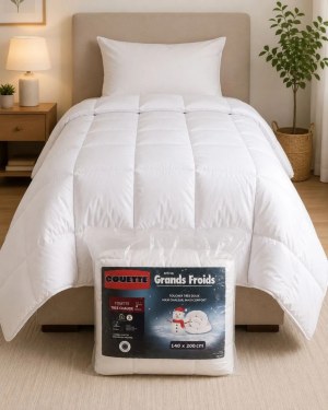 Couettes Couette Mont Blanc 140 x 200 cm – Déstockage – Vente en gros
