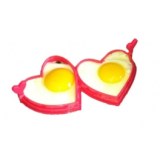 Moule pour 2 oeufs - vos oeufs au plat en forme de coeur - love cookin