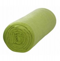 Drap housse 140 x 190 cm 100% coton 57 fils - vert