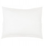 Taie d'oreiller rectangulaire 50 x 70 cm - blanche - 100% coton 57 fil