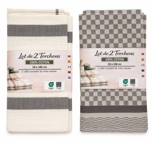 Torchons Torchon 50 x 70 cm – Déstockage – Vente en gros