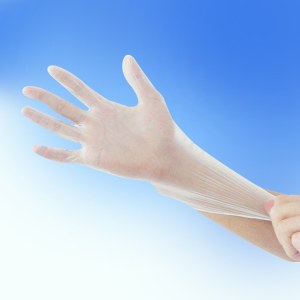 Gants jetables en PVC31
