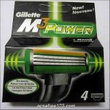 Gillette mach 3 power paquet de 4 lames