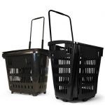 Panier recyclÃ© sur roulettes