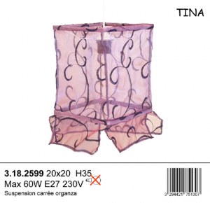 SUSPENSION TISSU TINA