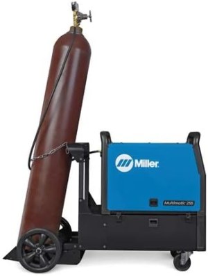 Miller 951767 Multimatic 255 Multiprocess Welder w/EZ-Latch Running Gear- 208-575V