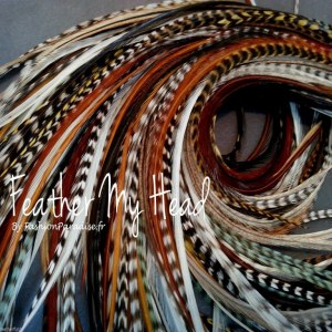 EXTENSIONS PLUMES POUR CHEVEUX 100% NATURELLES TAILLE 22-28 CM NEUF