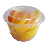 Pot PET Fruits/Dessert avec couvercle Ø96mm 10oz/2.5dl
