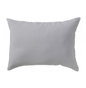 Taie d'oreiller rectangulaire 50 x 70 cm - gris clair