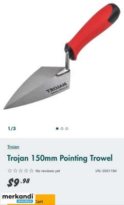 DESTOKAGE TROJAN POINTING TROWEL 150MM
