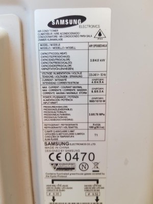 Climatiseur réversible monosplit SAMSUNG CRYSTAL