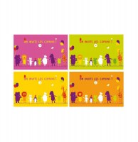 Sets de table colorés pour enfants - lot de 4 - incidence