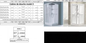Cabines & portes de douche et écrans vitrés