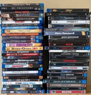Lot de 131 Blu Ray d'occasion