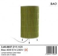 LAMPE BAMBOU BAO