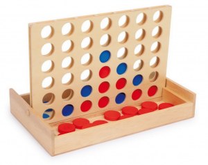 Puissance 4 en Bois pour le Voyage