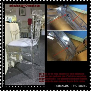 Chaise Napoléon III Transparente