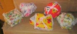 Vends lots d'objets en tissu