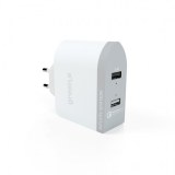 CHARGEUR 2 USB TRES RAPIDE AVEC LED