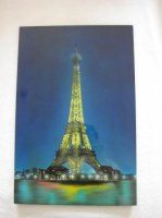 Tableau tour Eiffel laqué