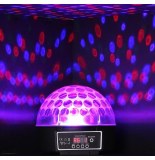 Lampe disco - demi sphère disco rotative à 360Â°
