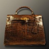 Lot de MAROQUINERIE en CROCODILE VERITABLE