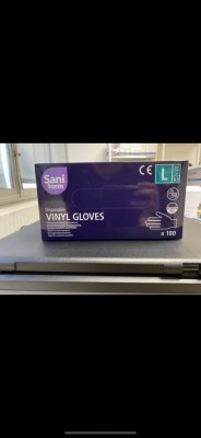 Gants vinyle non poudrés