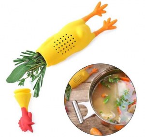 Infuseur poulet à bouquet garni épices pour bouillon ou repas qui mijote