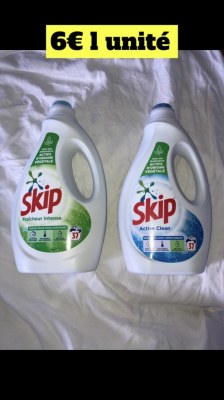 Lessive ariel dash skip