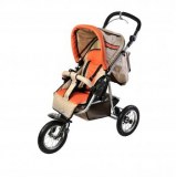 Poussette "Jogger" (Bleu & orange)