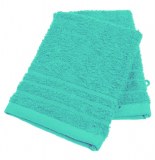 Gants de toilette en coton - lot de 2 - bleu vert