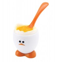 Coquetier et cuillère oeuf - joie