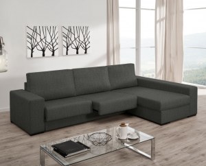 Canapé Titanio assises coulissantes