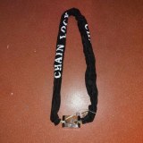 Grosse Chaîne gros maillon 5mm Longueur 1 mètre serrure anti effraction 2 clés Antivol