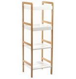 Etagère 4 plateaux - bambou - meuble de rangement
