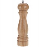 Moulin à poivre en bois massif clair - h 22 cm