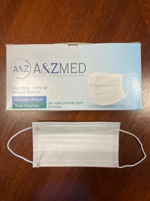 Masque chirurgicaux type IIR