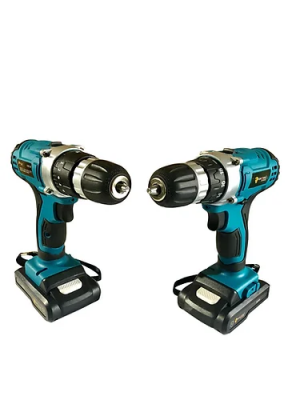 Pack HURTZTOOLS GERMANY visseuse dévisseuse à percussion avec deux batteries