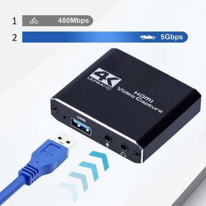 ADAPTATEUR VIDEOGRABBER HDMI 4K USB 3.0 POUR LA CAPTURE DE VIDÉO EN QUALITÉ 4K