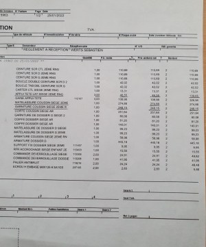 Palette Banquette clio IV neuve