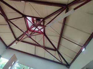 Charpentes métalliques type "pagode"