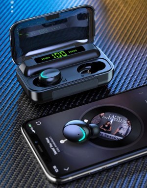 CASQUE SANS FIL Sports BT5.1 IMPERMÉABLE NOIR S10