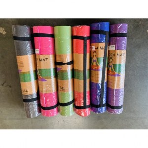 Tapis de Yoga Antidérapant Haute Densité et TPE 6 mm Tapis