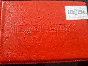 Pochette de protection RFID pour carte en CUIR