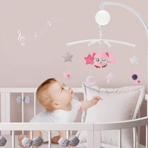 CAROUSEL POUR ENFANTS AU LIT MÉLODIES ANIMAUX TOY-10