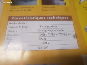 Piqueuse agrafeuse industrielle ZD2-SR SUPRA MATREL